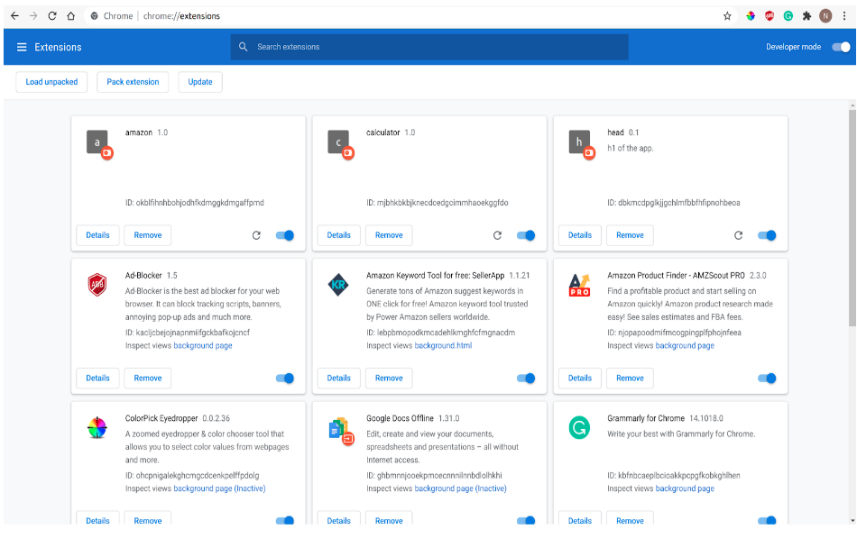 A Basic Calculator App as an Extension to Google Chrome Browser